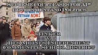 Supreme Court Cases for AP® Government and Politics – Tinker v. Des Moines Independent Community SD