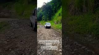 Kei truck off roading Honda Acty 4wd Lares, Puerto Rico.