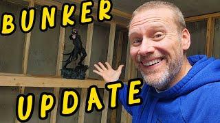 Batcave "BAT BUNKER" Construction Update! Shelving Added!!!