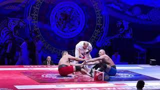 Вторая схватка и 2:0 Дели Тамаш vs Андрей Винокуров. Чемпионат мира по мас рестлингу 2024, Бишкек