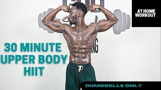 BEST UPPERBODY WORKOUT STANDING (DUMBBELLS ONLY)