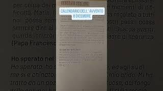 CALENDARIO DELL' AVVENTO- 8 DICEMBRE