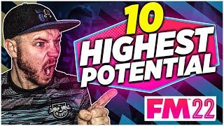 TOP 10 Highest Potential Wonderkids on FM22 | Football Manager 2022