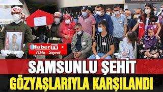 Samsunlu şehit gözyaşlarıyla karşılandı - Samsun Haber - Samsun Haber Gazetesi