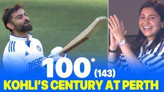 Virat Kohli Century vs Australia Today at Optus Stadium Perth Test Match