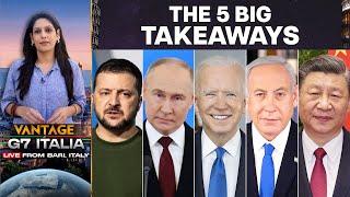 Russia Ukraine War, Israel's Gaza War & More: G7 Summit Big Takeaways | Vantage with Palki Sharma