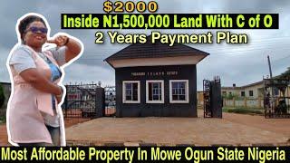 Inside N 1,500 000 Land @Treasure  Island estate Mowe ofada Ogun State.