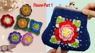 KnitLove HK/4K/Knit/Crochet/How to Crochet/Wristflower[Part 1] /かぎ針編み/짜다/क्रोशै/棒針/鈎針/婚禮手腕花[第一部分]