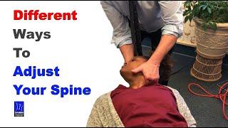 Different Ways To Adjust Your Spine | Chiropractic Adjustment Video | Dr Vaughan Dabbs | Columbia MD
