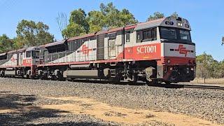 2PM9 SCT up "Dark Ghost" (4x SCTs), Forrestfield to Laverton, 1625, 2/1/25, Great Western VIC