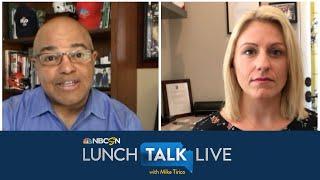 Rebecca Lowe breaks down Premier League season restart | Lunch Talk Live | NBC Sports