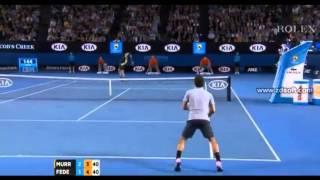 Andy Murray arguing with Roger Federer and Empire Australian Open 2013