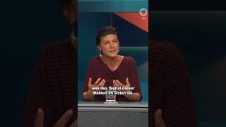 Keine Regierungen, die an den Interessen der Mehrheit vorbei regieren.#wagenknecht #bsw #ard