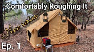 Inflatable Glamping Tent,Diesel Heater(Comfortably Roughing It) series ep. 1/RBM Panda med