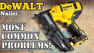 Most common problems and faults with the Dewalt DCN660 nail gun and how to fix them.