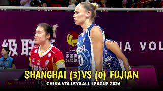 Arina fedorovtseva | Shanghai  vs. Fujian | China volleyball League 2024/2025