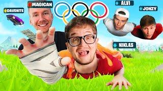 6 YOUTUBER Fortnite OLYMPIADE mit @AlviVB @MagicanHD @Jonzyy