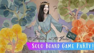The Maiden in the Forest | Solo Board Game PaRTy!!! (Playthrough and Review/ Tutorial, yup!) 