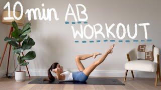 10MIN everyday pilates ab workout - flat stomach & slim waist