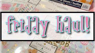 8/23/24 Friday HAUL ~ *NEW* holiday papers from Michael’s and Hobby Lobby! Plus more crafty items