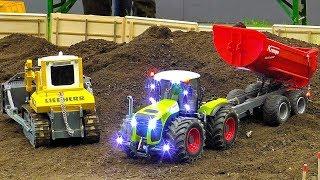 RC CONSTRUCTION SITE WITH AMAZING MODEL MACHINES IN MOTION AT WORK