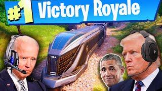 Presidents Tries The TRAIN ONLY Challenge in Fortnite Chapter 5