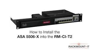 Cisco ASA 5506 Rack Mount Kit - Product Installation for Rackmount.IT - RM-CI-T2