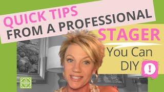 DIY : Home Staging Tips - Professional Stager ||  Heather Sims Realtor