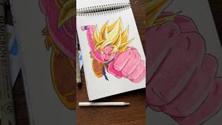 Drawing goku || dragon ball characters drawing || #animedrawing #goku #vegeta #art