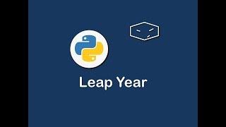 leap year in python 