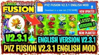 UPDATE!! PVZ Fusion 2.3.1 – English Mod Menu  New Features Unlocked