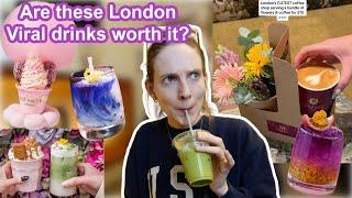 trying every VIRAL London drink so you don't have to