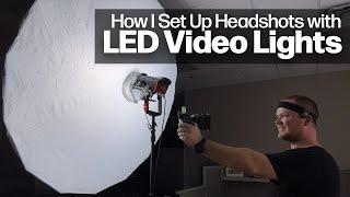 How I Light My Headshots| Behind the Scenes | Pro Vlog 34