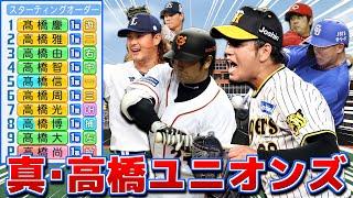 【高橋ユニオンズ】球界の「高橋」集めたら強豪チーム組める説【パワプロ2024】