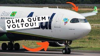 Segundo maior avião da Azul pousa em Manaus + tráfego aéreo!!