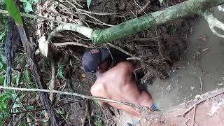 Tradisi asli belitong "Nirok ikan aik kering" ikan gede mantap