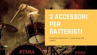 3 ACCESSORI INDISPENSABILI PER BATTERISTI | Pillole musicali | Music All Scuola di musica Roma