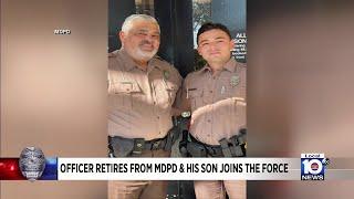 Father-son share love of Miami-Dade Police Department