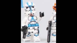 Ranking All 5 Types Of LEGO Clone Trooper Helmets... #shorts