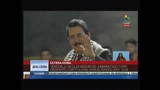 Día histórico en Venezuela: Discurso de Nicolás Maduro tras ser juramentado como Presidente