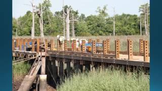 Battleship NORTH CAROLINA Cofferdam & Walkway Construction - June II 2017