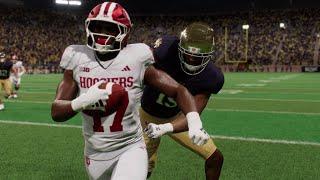 Notre Dame vs Indiana - NCAA College Football Playoff First Round Preview (College Football 25 Sim)