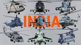 Full List of INDIAN Military Helicopters | भारतीय सेना द्वारा उपयोग किए जाने वाले हेलीकॉप्टर।