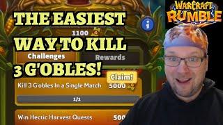 Kill 3 G'obles in a Single Match - Warcraft Rumble Pilgrim's Bounty