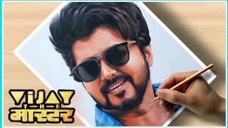 Vijay Drawing ||Vijay || Pencil Drawing || Drawing Thalapathy Vijay || Master || Sourabh Nishad Arts