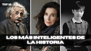 Top 10 Personas con el "IQ" Más Alto de La Historia | Genios del Mundo 