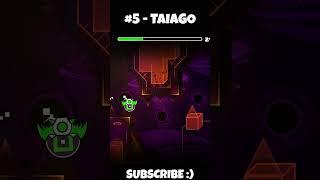 TOP-10 BEST PLAYERS in GD as of 2025 // Geometry Dash 2.2 #shorts #geometrydash #gd