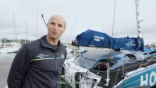 Behind the scenes: Nico gives you a tour of the IMOCA