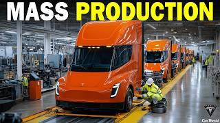 Tesla Semi 2025 BIG UPGRADE! Elon Musk SHOCKS Mass Produce, NEW Battery & G2 Version