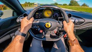 POV: Novitec Ferrari F8 Spider 300km/h without a roof